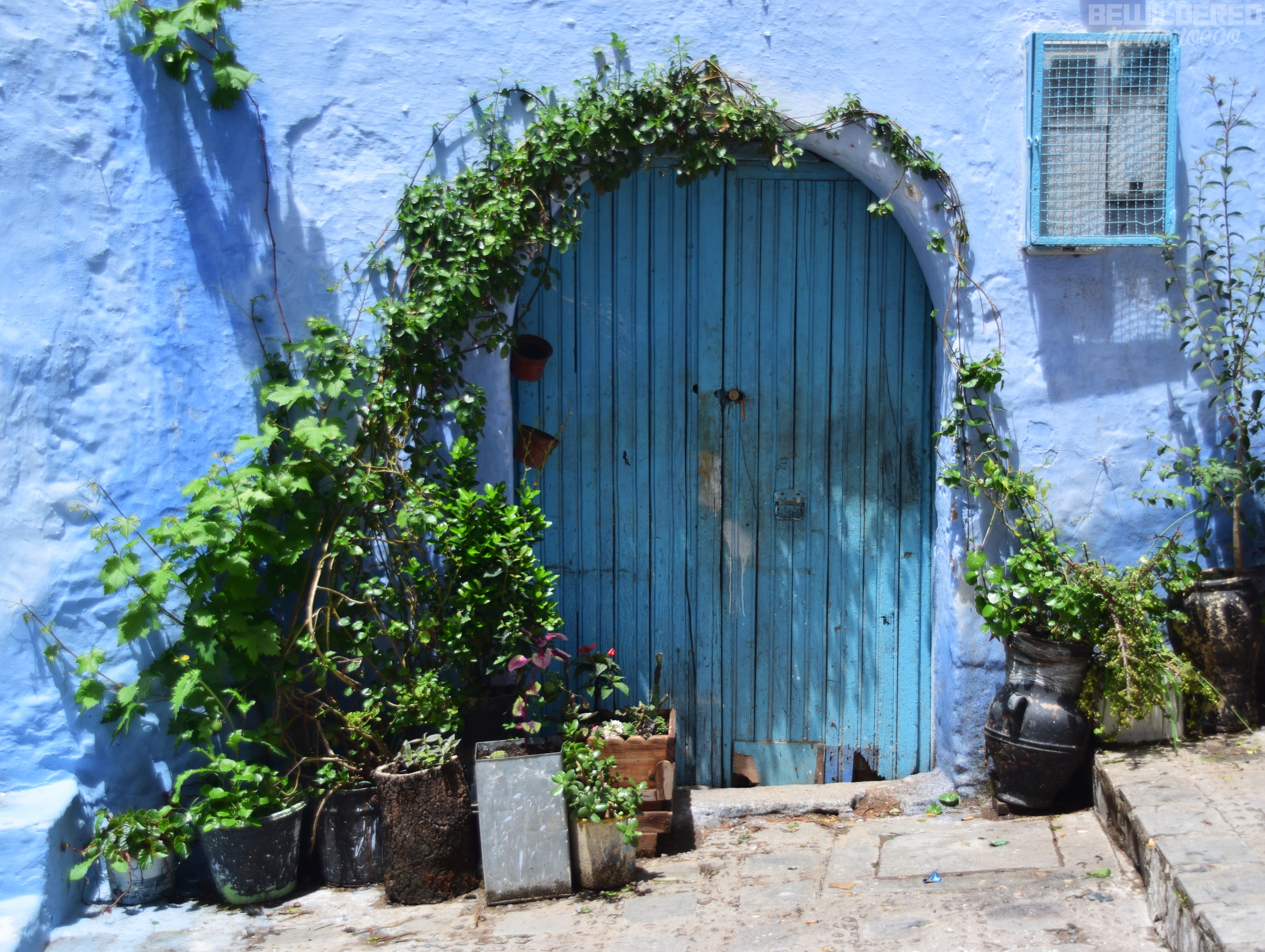 Doors in Chefchaouen moroccan interior architecture design