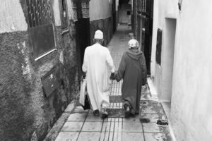 Love in the medina, this couple marked me by the act of holding hands and by the benevolence that each of them carries for the other.