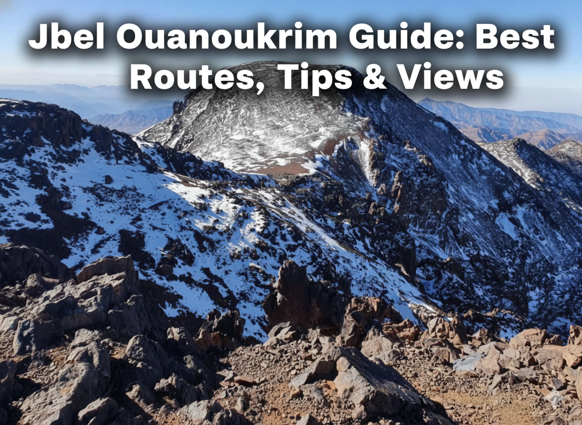 Discover how to climb Jbel Ouanoukrim, Morocco's second-highest peak in Toubkal National Park. Our comprehensive guide covers routes, cultural insights, and expert tips.